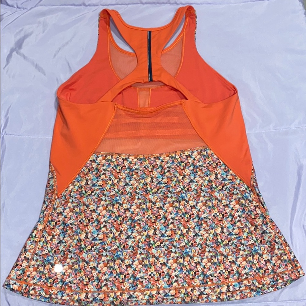 Lululemon Mesh With Me Floral Tank